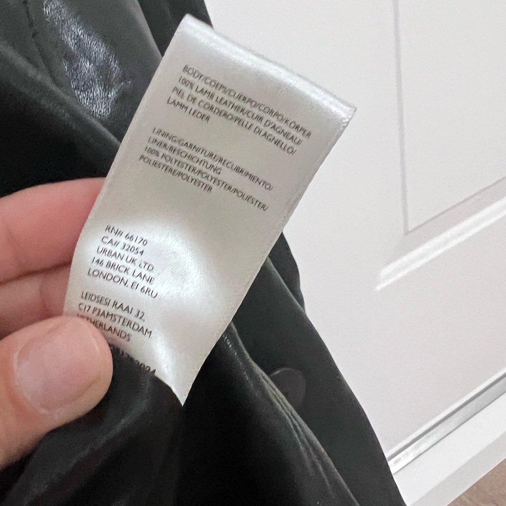 Free People "Modern Chemistry" Leather Jacket - Picture 7 of 8